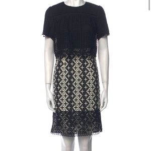 Anna Sui Lace Pattern  Dress